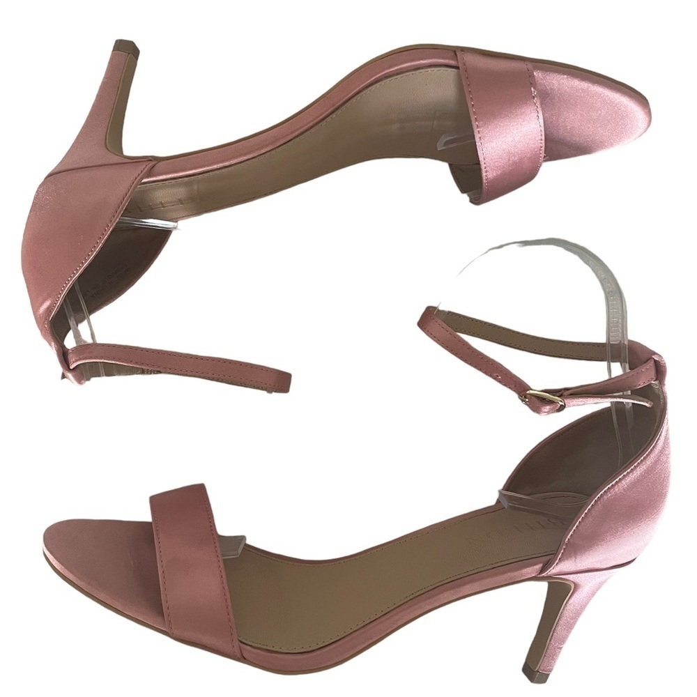 BHLDN Egret Heels In Pink Blush Size 8 - Picture 6 of 12